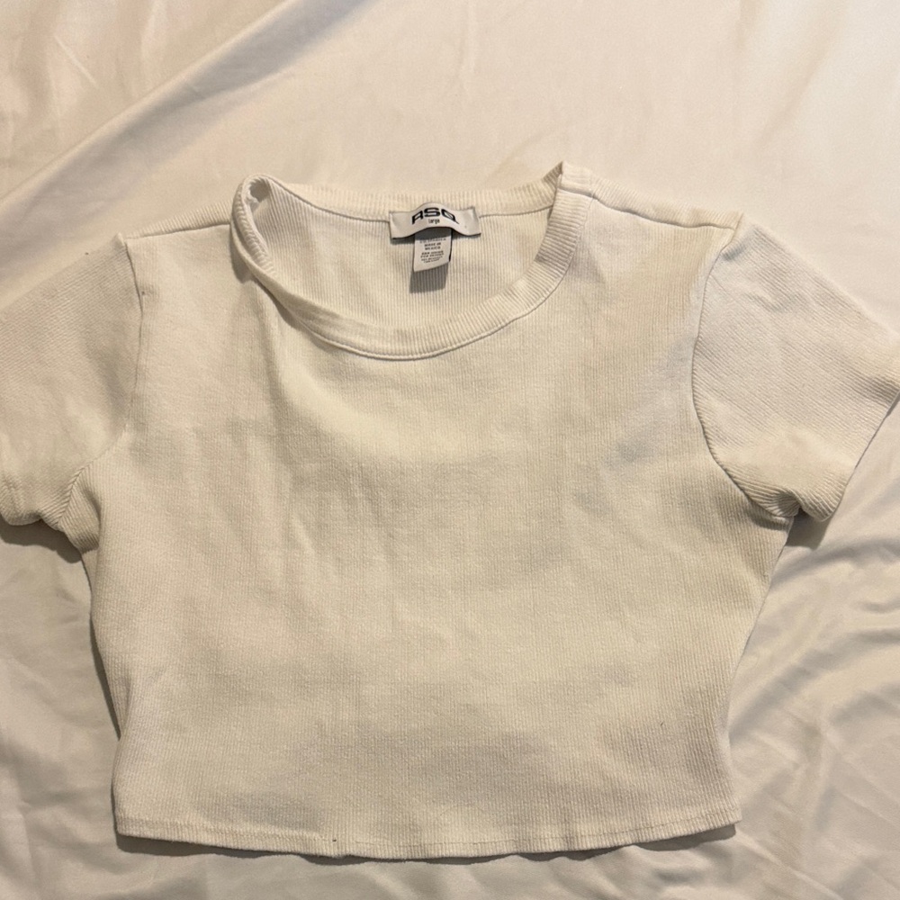ASOS Cream Women's Crop Top